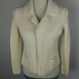 Talbots Petites Merino wool knitted cardigan
